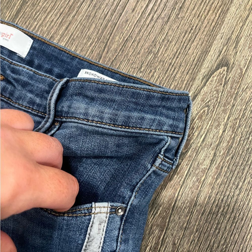 Skinnygirl Womens Broadway High Rise Skinny Jeans Medium Wash Blue Size 27/4 - Picture 3 of 12